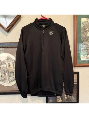 Vintage 80s/90s RARE Descente Winter Softshell Jacket Cycling Mens Large Pockets